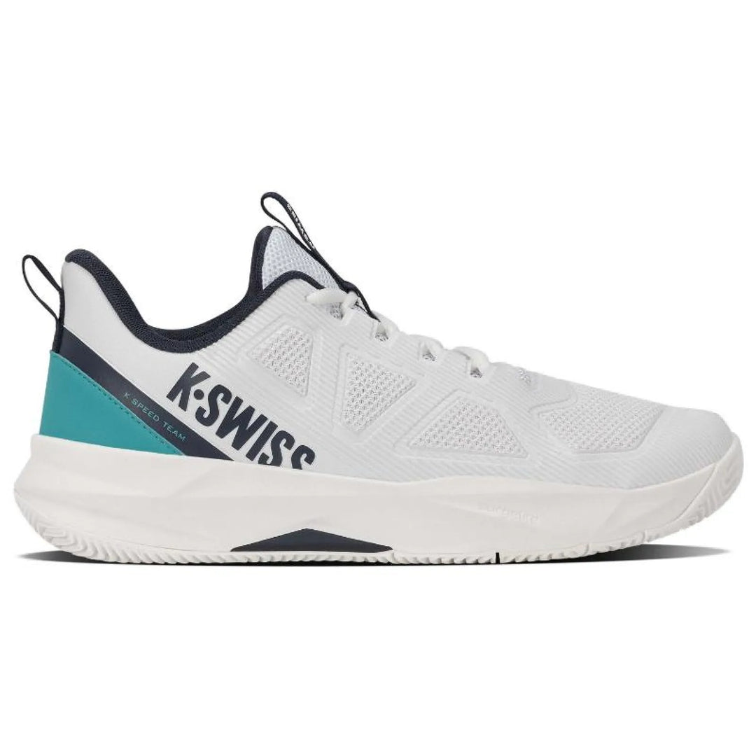 Zapatillas Kswiss Kspeed Team Clay Blanco Turquesa