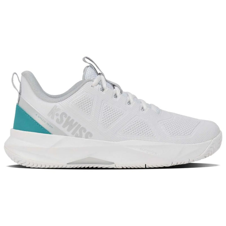 Zapatillas de Padel Kswiss Kspeed Team Clay Blanco Turquesa Mujer