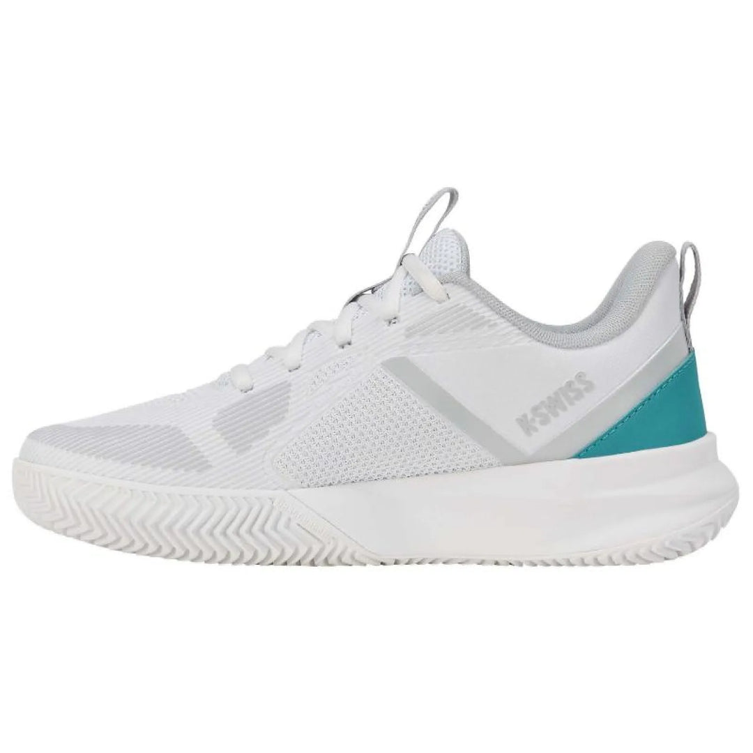 Zapatillas de Padel Kswiss Kspeed Team Clay Blanco Turquesa Mujer