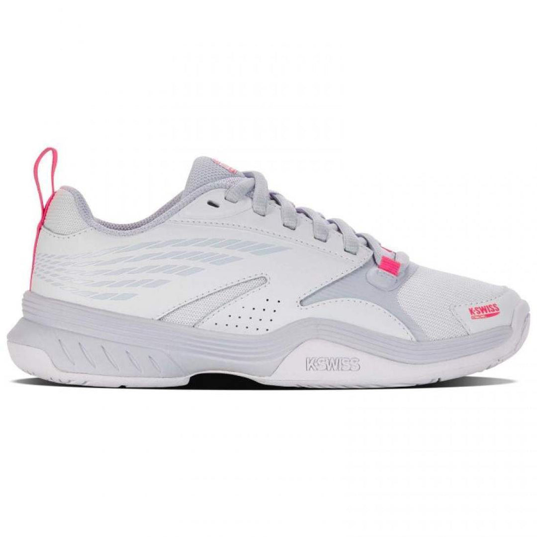 Zapatillas Kswiss Speedex Padel Blanco Rosa Neon Mujer | Kswiss
