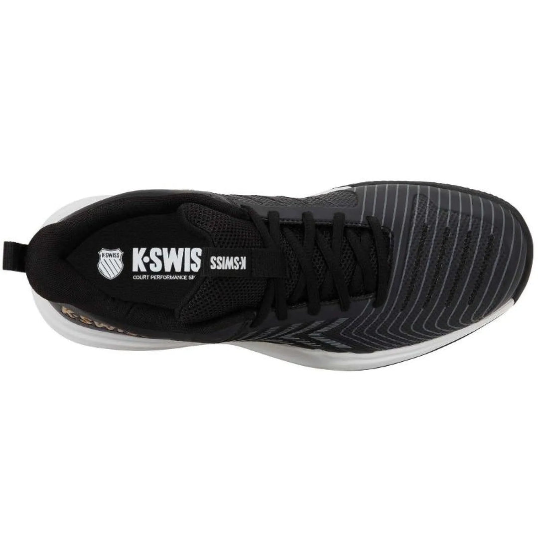Zapatillas Kswiss Ultrashot Light Clay Negro Dorado