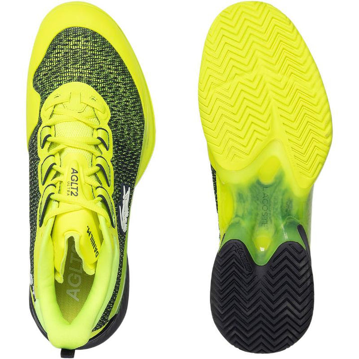 Lacoste Daniil Medvedev AG-LT23 Ultra Yellow Navy Padel Tennis Shoes