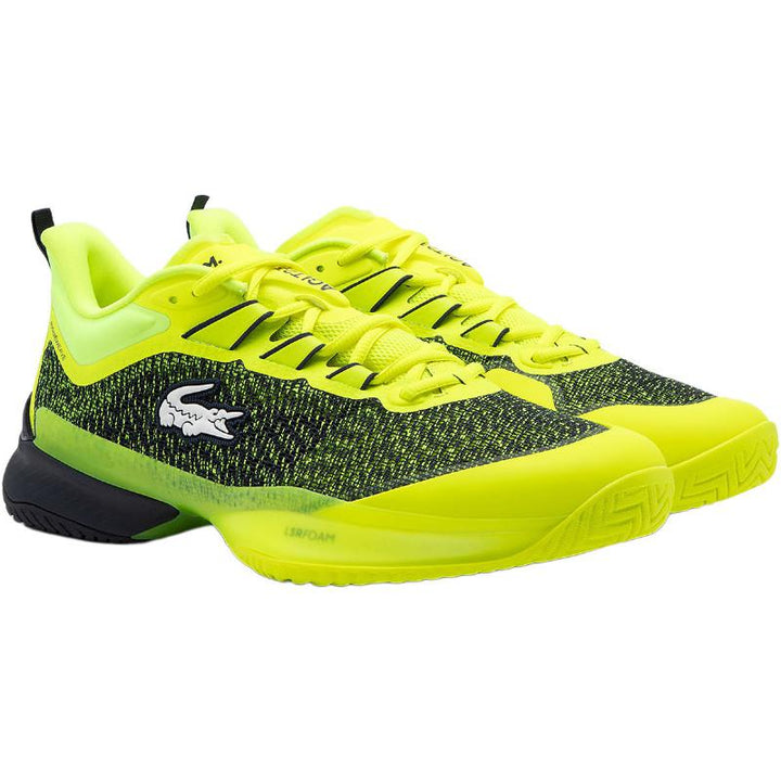 Lacoste Daniil Medvedev AG-LT23 Ultra Yellow Navy Padel Tennis Shoes