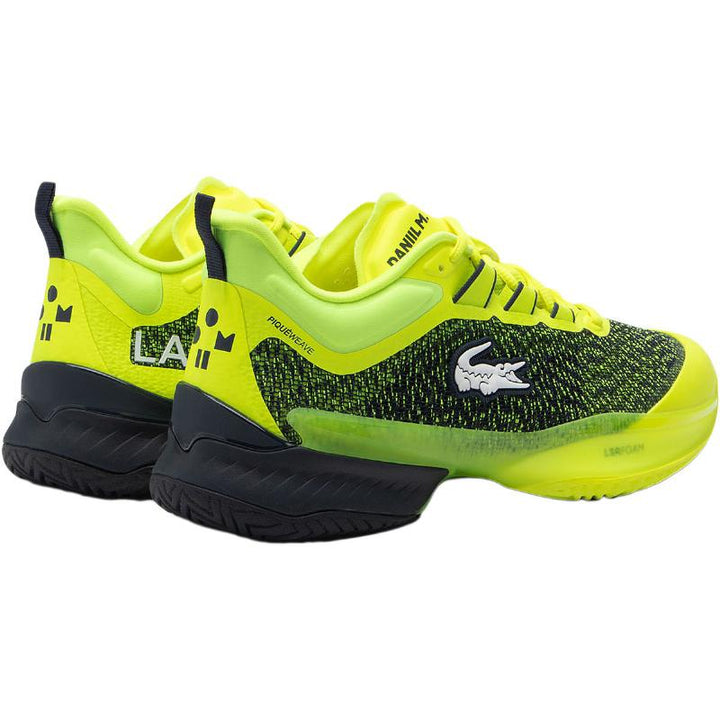 Lacoste Daniil Medvedev AG-LT23 Ultra Yellow Navy Padel Tennis Shoes