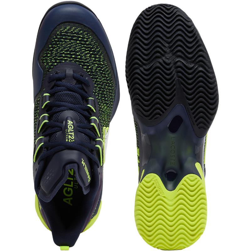 Lacoste Daniil Medvedev AG-LT23 Ultra Clay Navy Yellow Padel Shoes