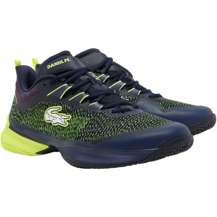 Lacoste Daniil Medvedev AG-LT23 Ultra Clay Navy Yellow Padel Shoes