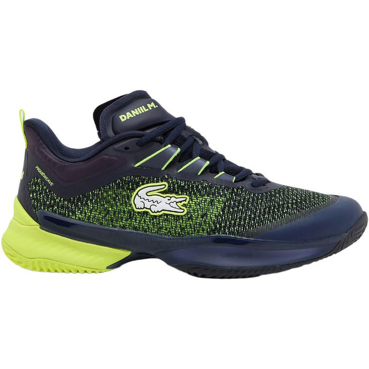 Lacoste Daniil Medvedev AG-LT23 Ultra Clay Navy Yellow Padel Shoes