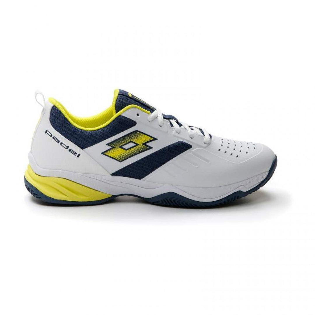 Zapatillas Lotto Superrapida 400 IV Blanco Amarillo Acido Azul Denim | Lotto