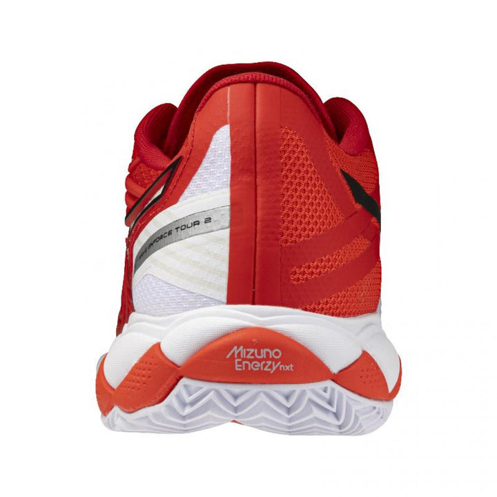 Zapatillas de Padel Mizuno Wave Enforce Tour 2 Clay Rojo Blanco