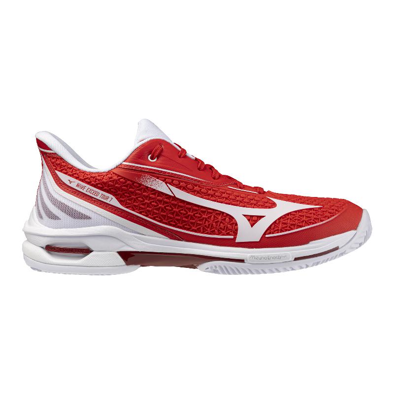 Mizuno Wave Exceed Tour 7 Clay Padel Shoes Red White