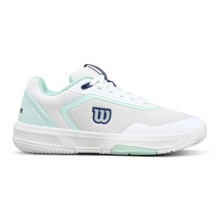Scarpe da padel donna Wilson Courtglide Bianco e Acquamarina