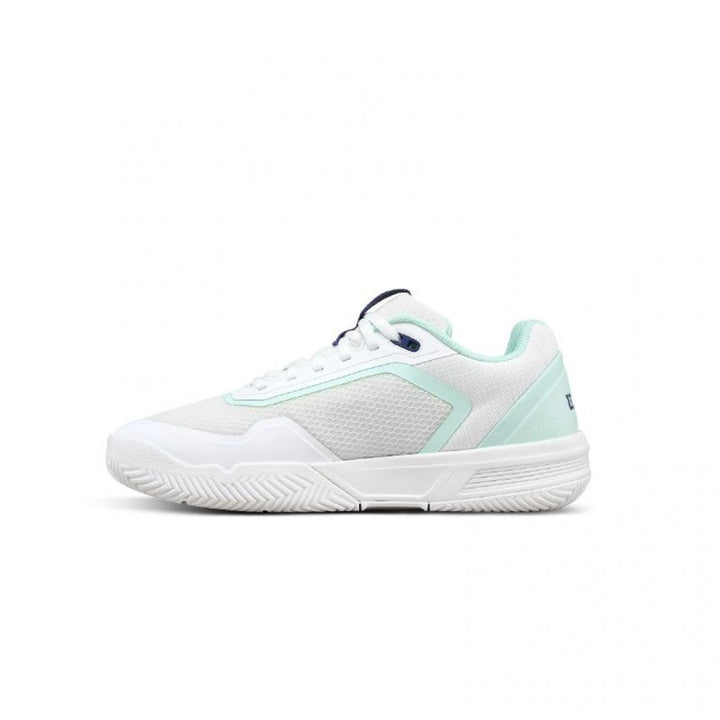Scarpe da padel donna Wilson Courtglide Bianco e Acquamarina