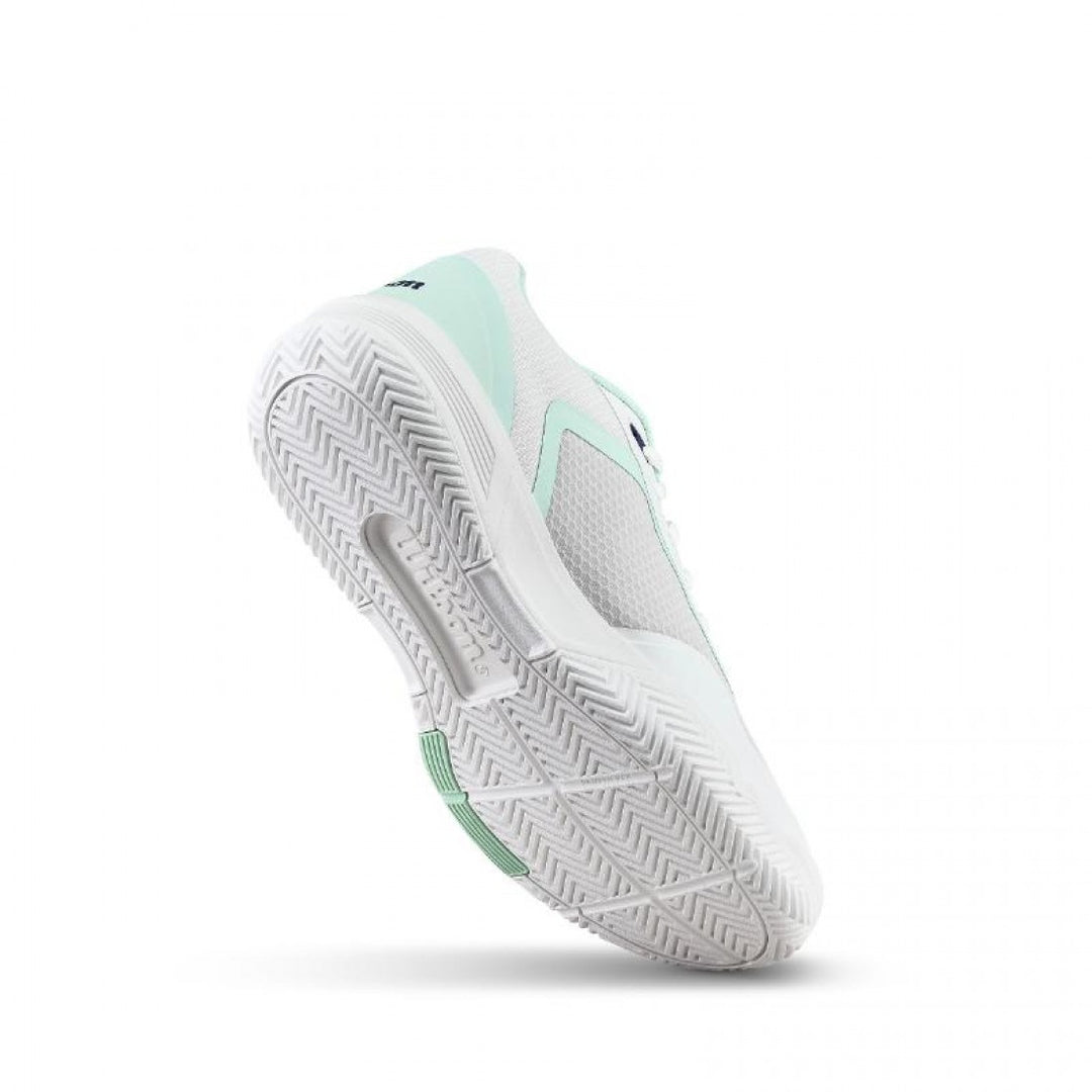Scarpe da padel donna Wilson Courtglide Bianco e Acquamarina