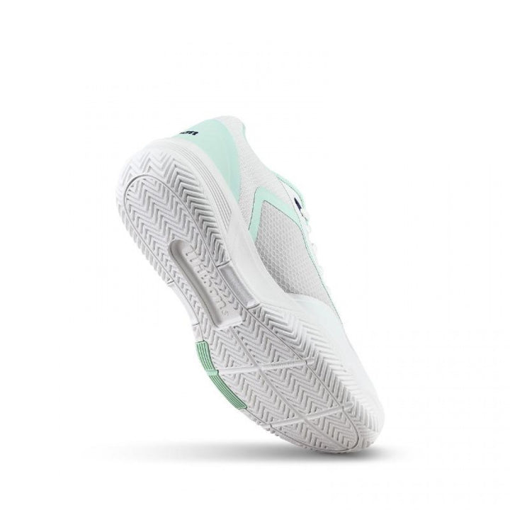 Scarpe da padel donna Wilson Courtglide Bianco e Acquamarina