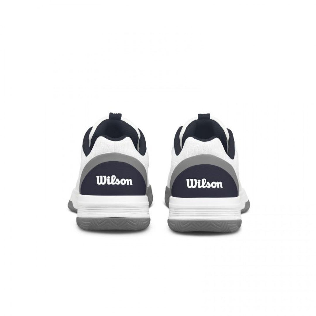 Zapatillas de Padel Wilson Courtglide Blanco, Azul Marino y Gris