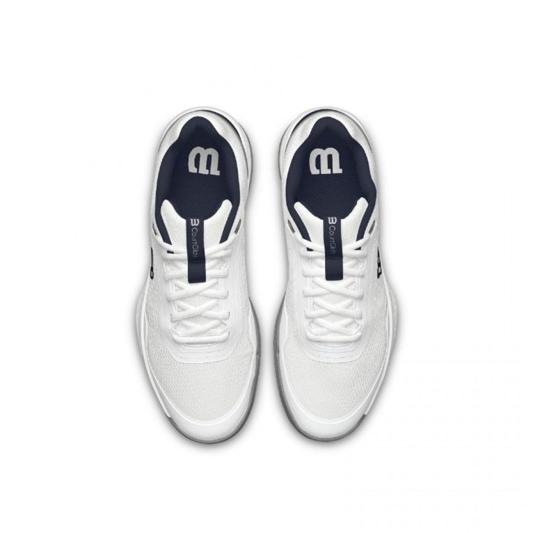 Zapatillas de Padel Wilson Courtglide Blanco, Azul Marino y Gris