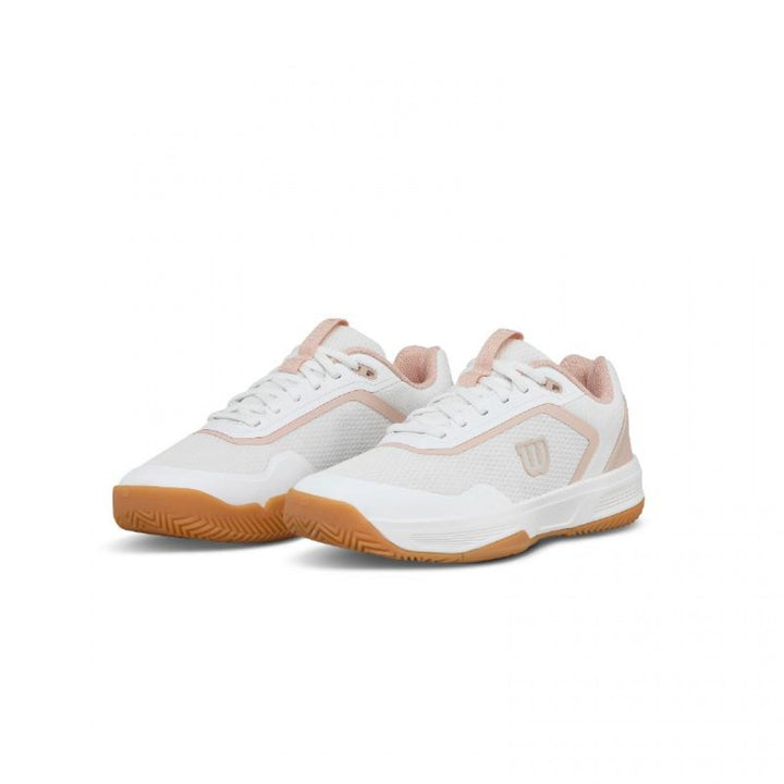 Zapatillas de Padel Wilson Courtglide Blanco Rosa Mujer