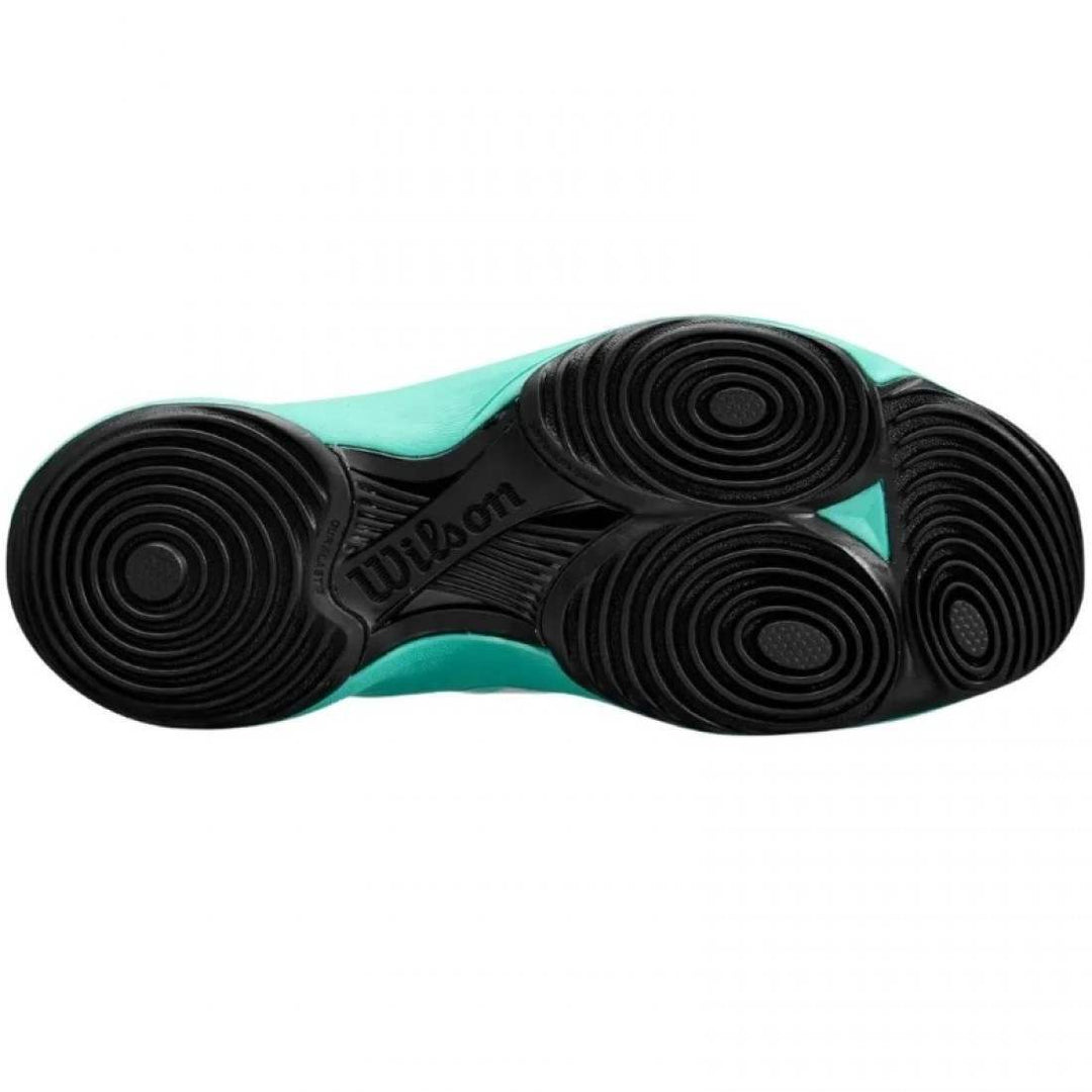 Zapatillas de Padel Wilson Hurakn Lite Blanco Turquesa Negro Mujer