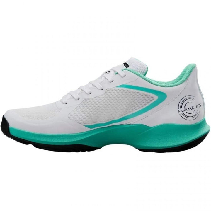 Zapatillas de Padel Wilson Hurakn Lite Blanco Turquesa Negro Mujer