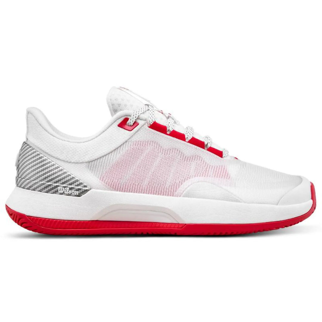 Zapatillas Wilson Intrigue Tour CTC Blanco Rojo Mujer