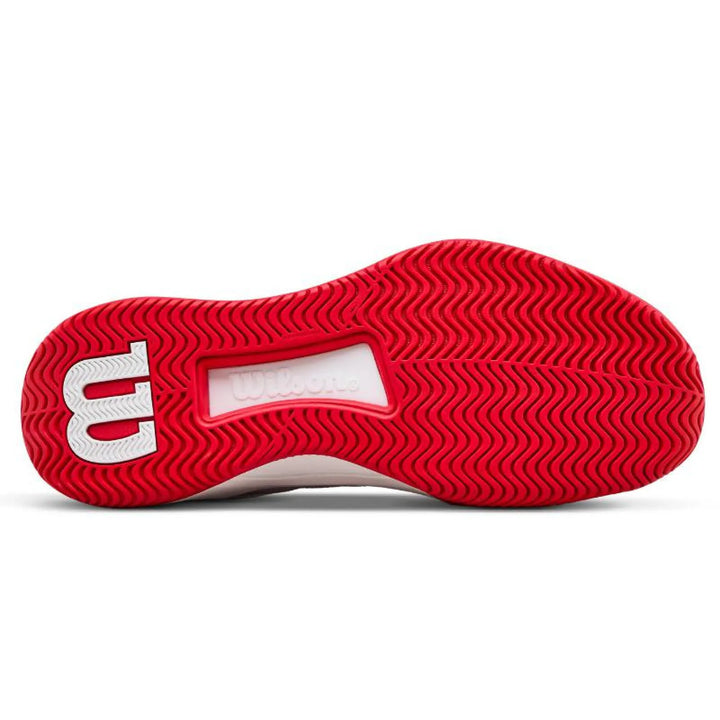 Zapatillas Wilson Intrigue Tour CTC Blanco Rojo Mujer