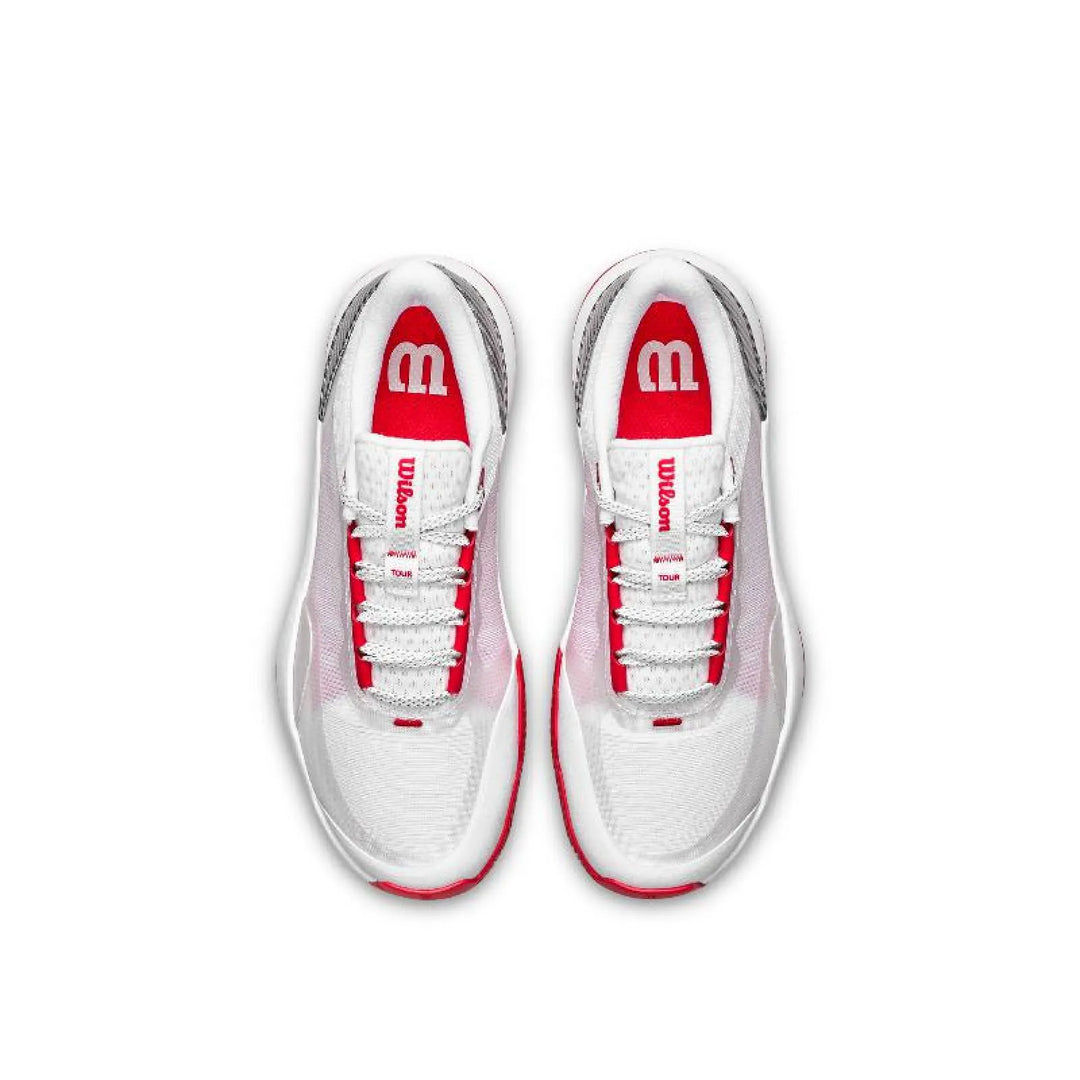 Zapatillas Wilson Intrigue Tour CTC Blanco Rojo Mujer
