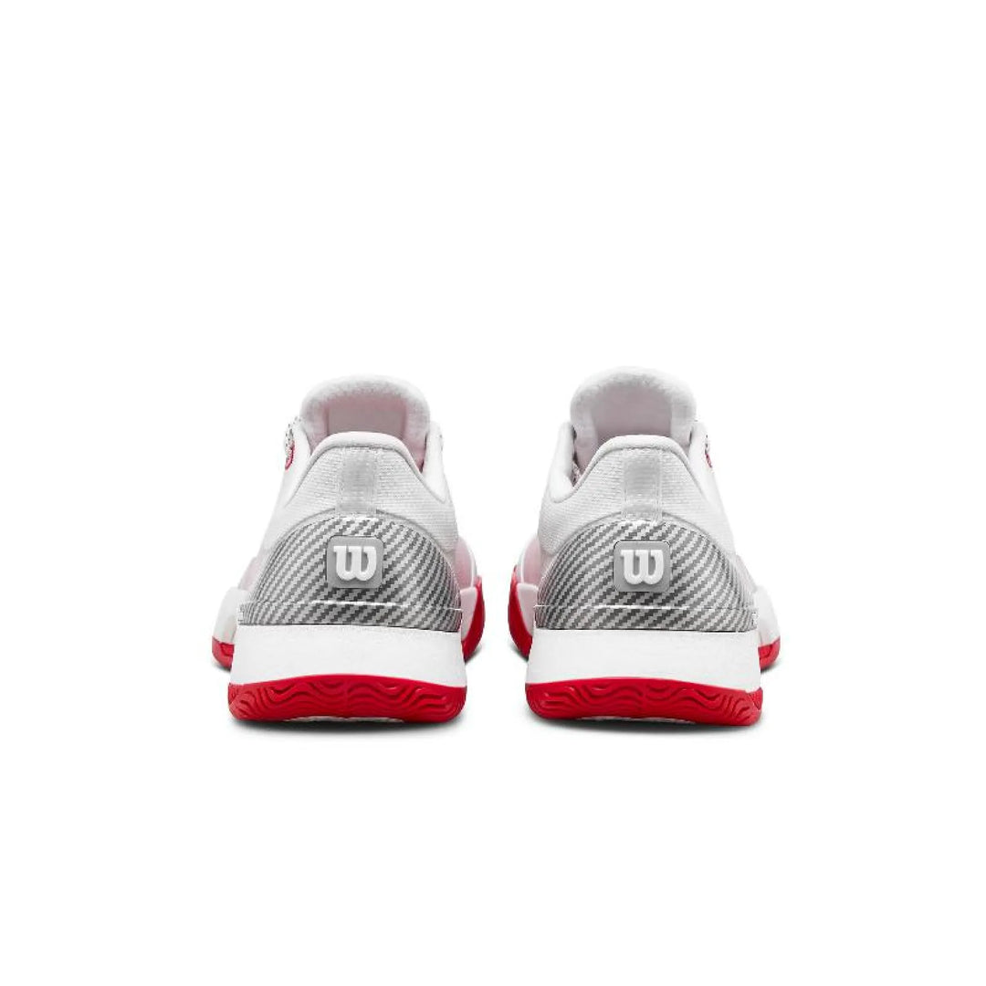 Zapatillas Wilson Intrigue Tour CTC Blanco Rojo Mujer