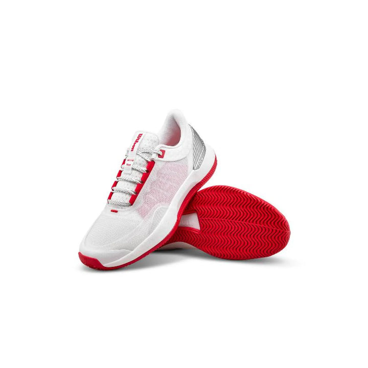 Zapatillas Wilson Intrigue Tour CTC Blanco Rojo Mujer