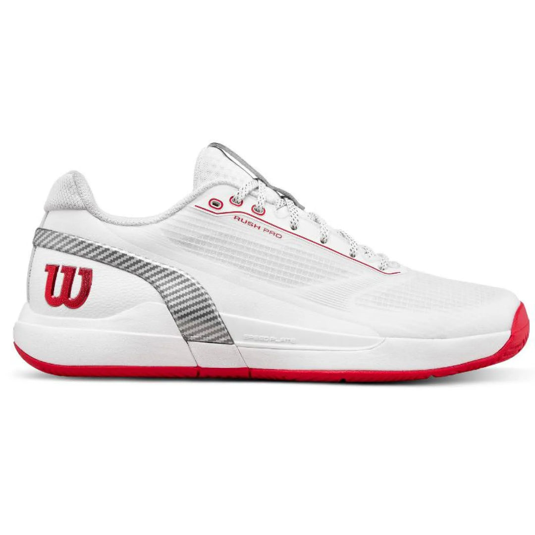Zapatillas Wilson Rush Pro 5 CTC Blanco Rojo