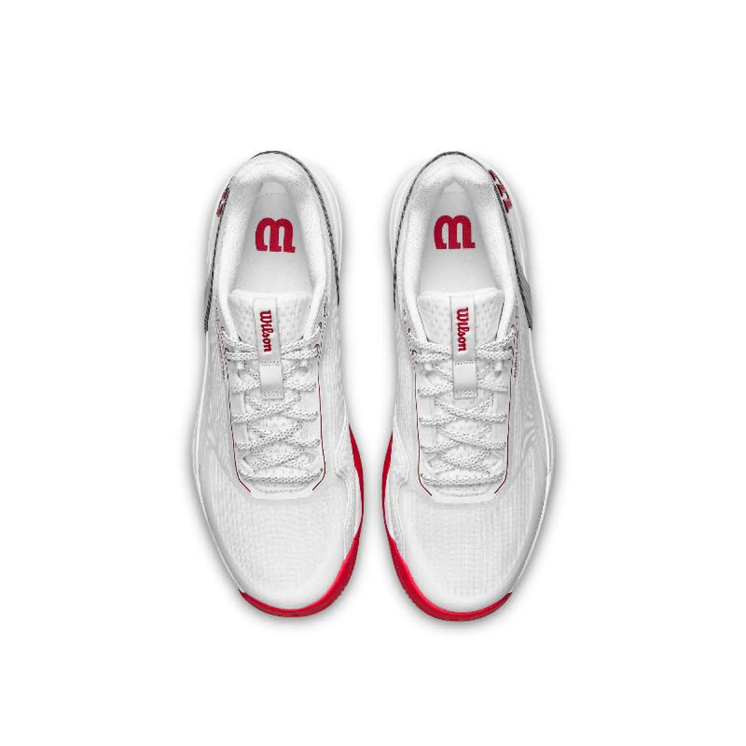 Zapatillas Wilson Rush Pro 5 CTC Blanco Rojo