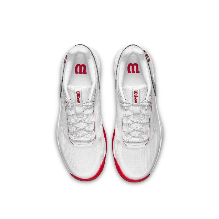 Zapatillas Wilson Rush Pro 5 CTC Blanco Rojo