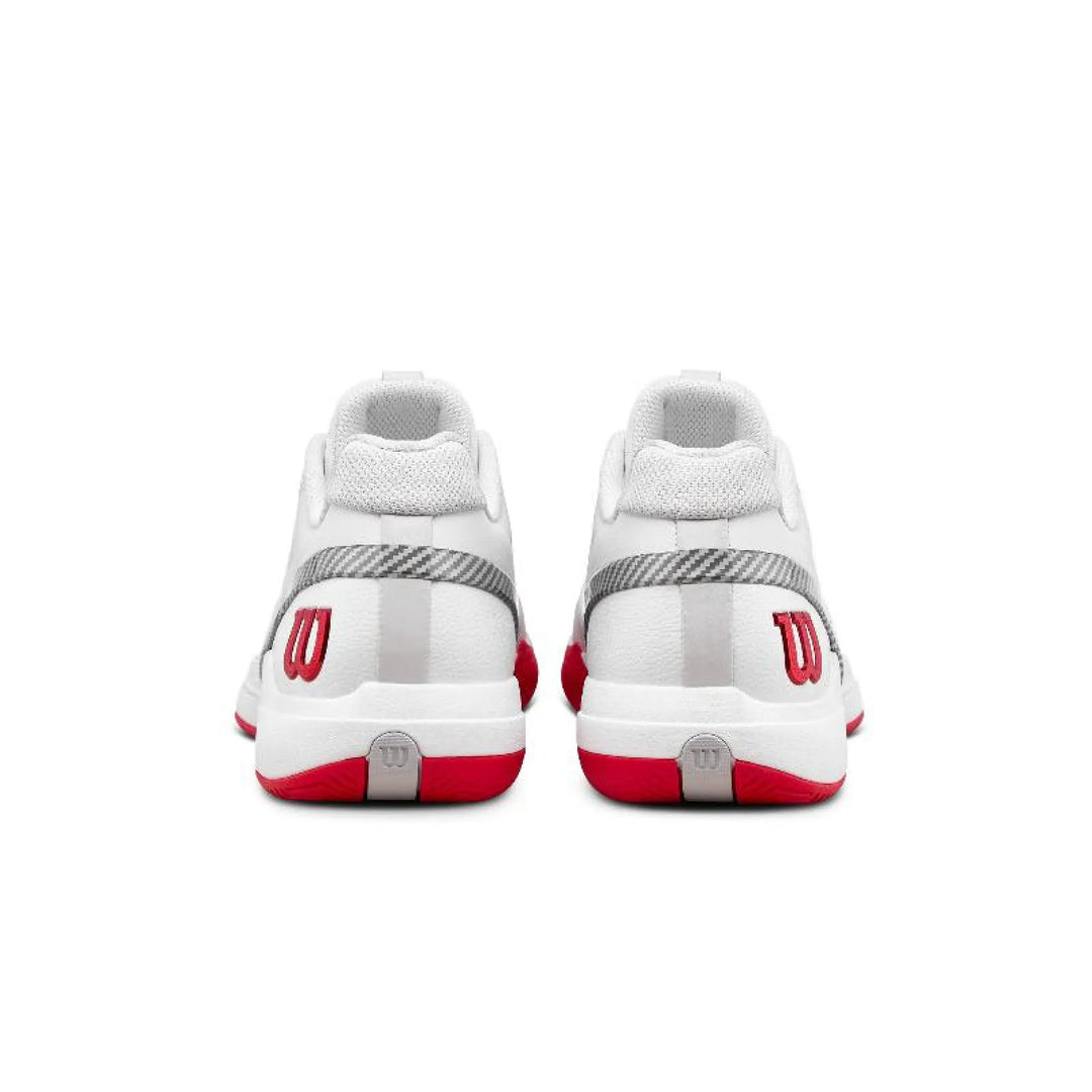 Zapatillas Wilson Rush Pro 5 CTC Blanco Rojo