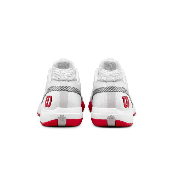 Zapatillas Wilson Rush Pro 5 CTC Blanco Rojo