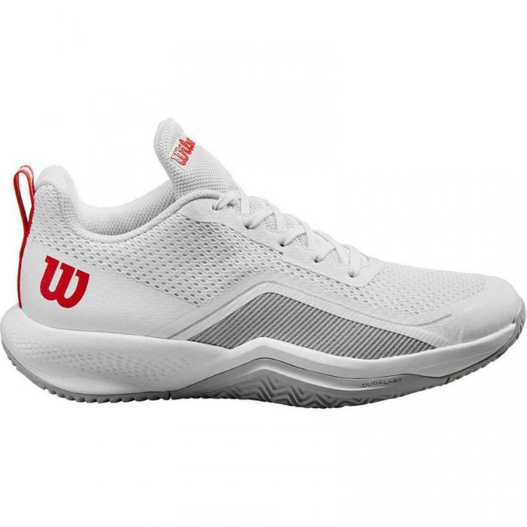 Zapatillas Wilson Rush Pro Lite Blanco Azul Perla Rojo Mujer | Wilson