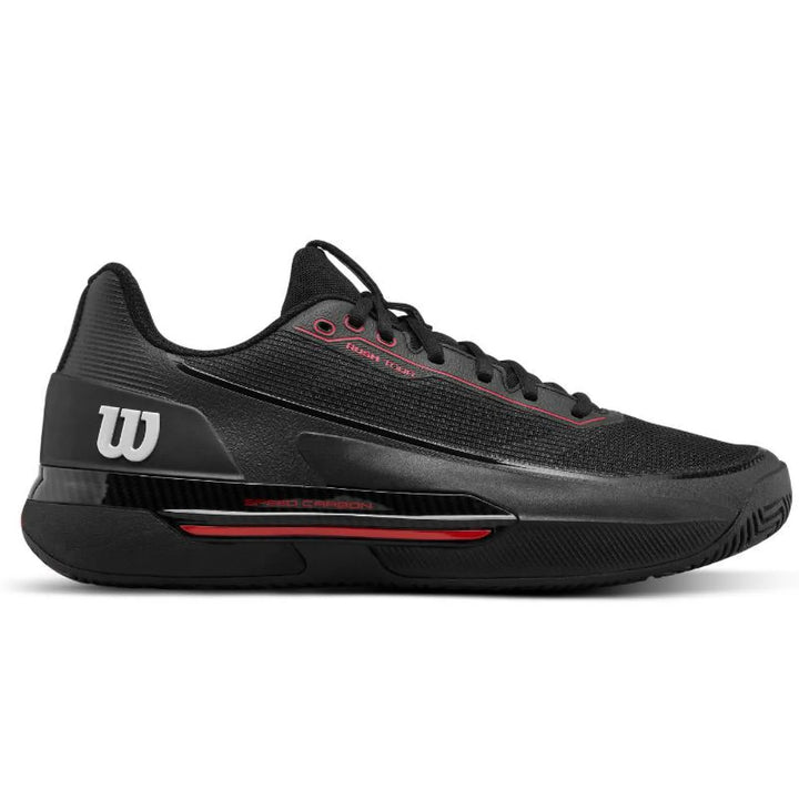 Zapatillas Wilson Rush Tour 5 CTC Negro Rojo